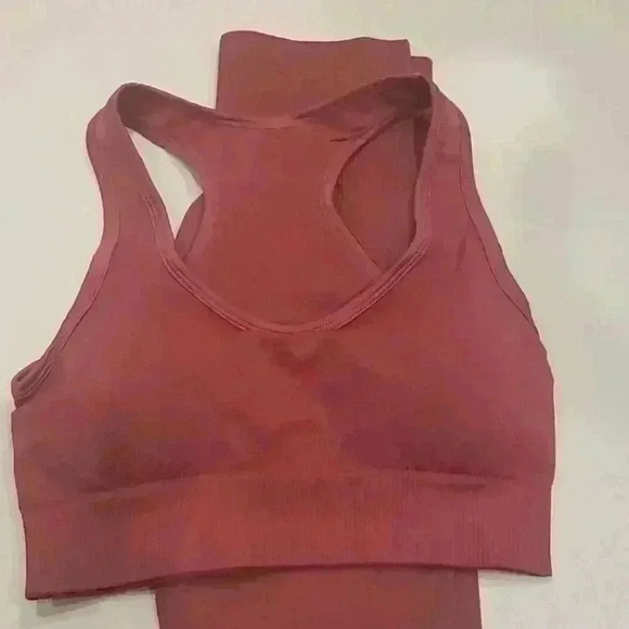 2-PIECE DUSTY ROSE LEGGINGS SET - Picture 9 of 13